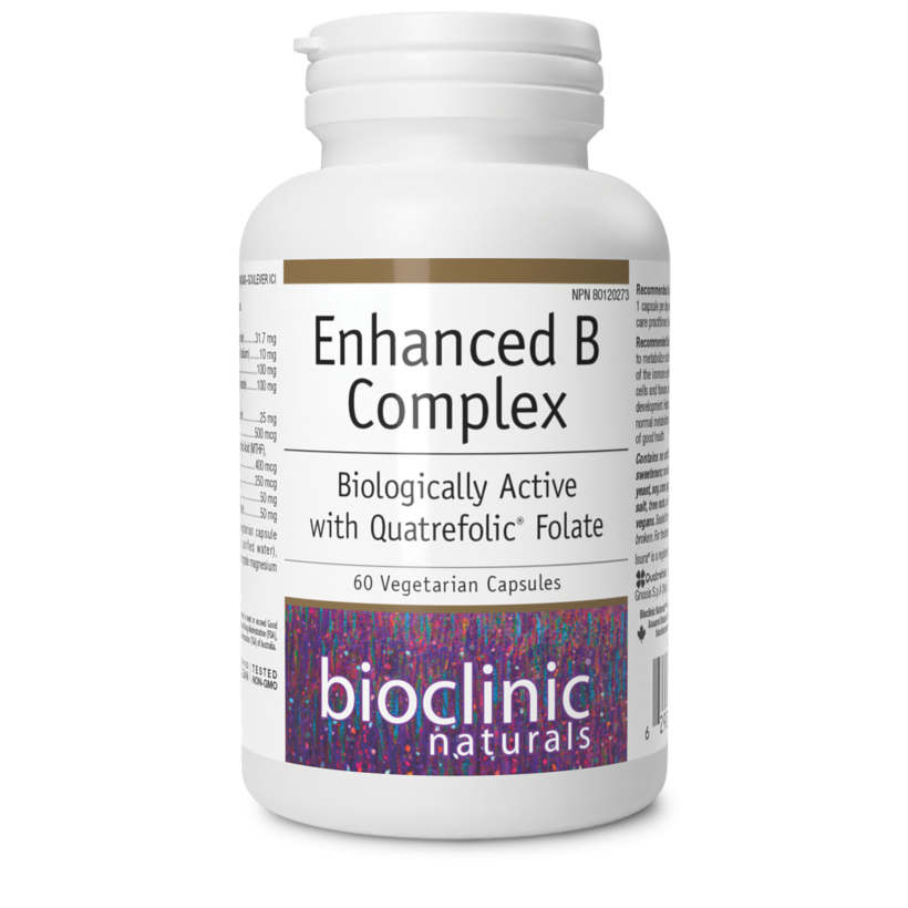 Enhanced B Complex Bioclinic English Canada