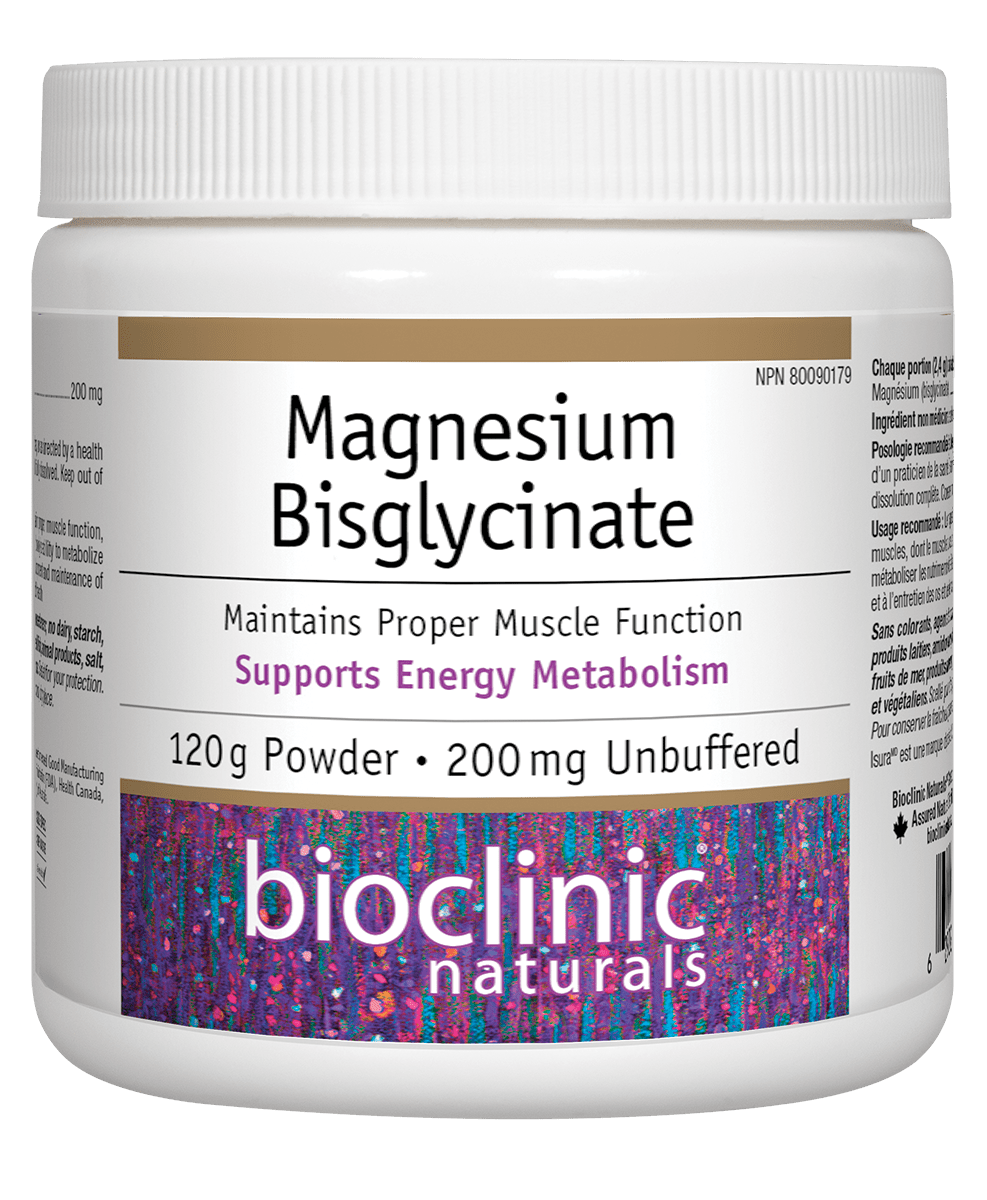 Magnesium Bisglycinate Bioclinic English Canada