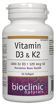 Vitamin D3 K2 Bioclinic Naturals